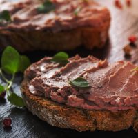 Open,Sandwiches,With,Pate,Specialty,Made,From,Pork,And,Turkey